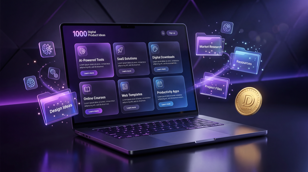 1,000 Premium Digital Product Ideas 2026 - Interactive Database